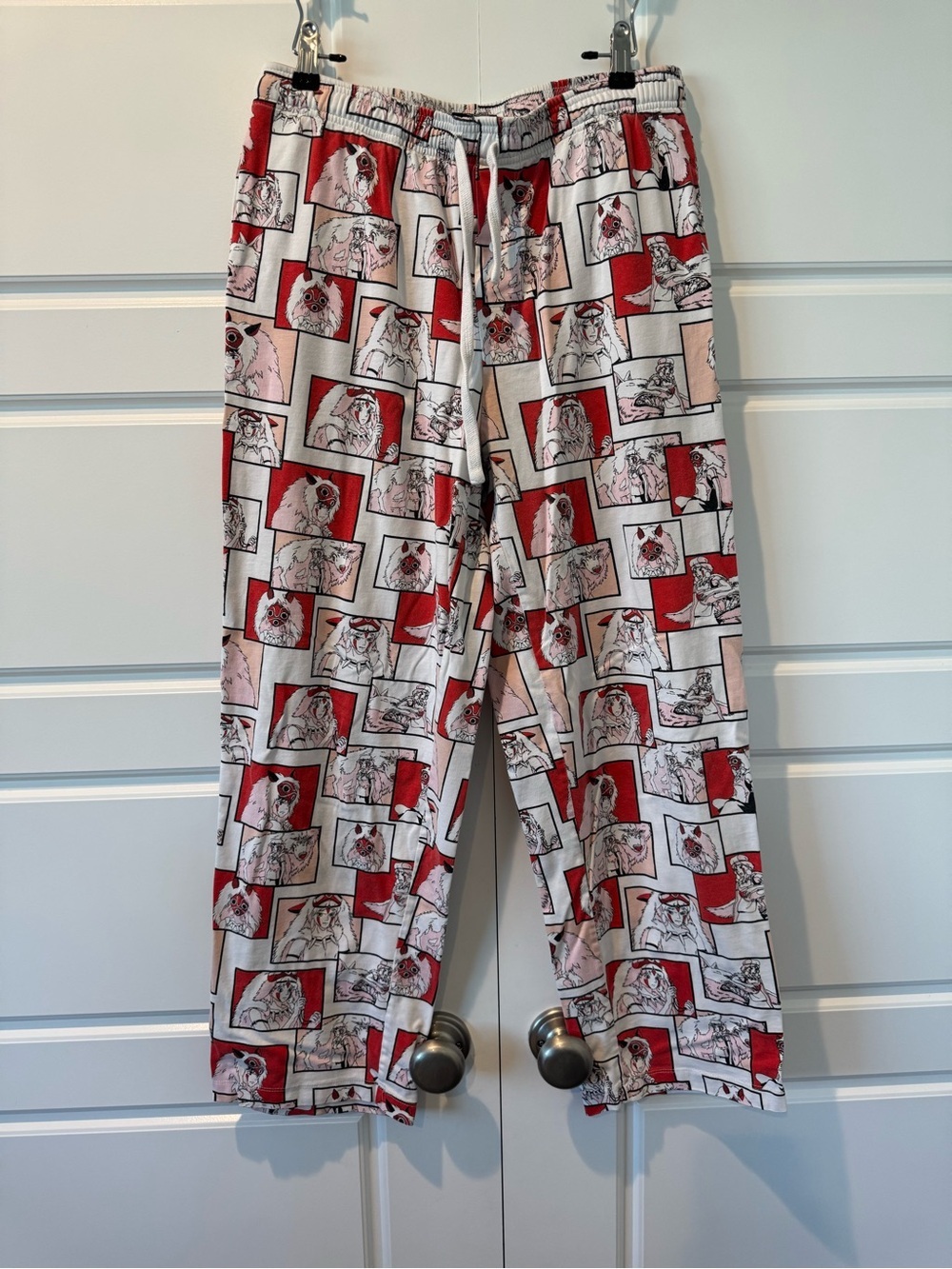 Studio Ghibli Princess Mononoke San  print sleep pants Size Medium Boxlunch